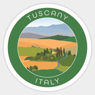 Tuscany Italy Sticker